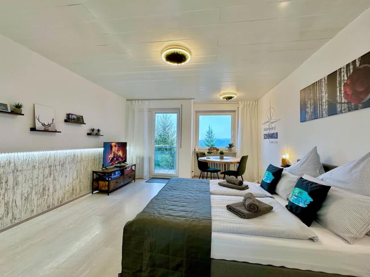 Relaxapartments Black Forest Nature Mit Beheiztem Indoor-Pool Und Sauna - Sonnenbalkon Mit Blick Ins Gruene, Schnelles Internet, Naehe Triberger Wasserfaelle, Fuer Bis Zu 2 Personen Schönwalde Zewnętrze zdjęcie